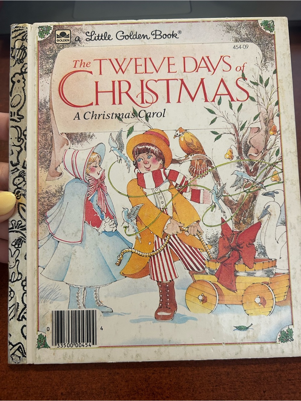 Vintage Little Golden Book The Twelve Days of Christmas Holiday Carol